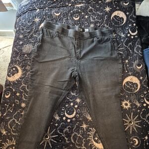 Terra & Sky Women's Black Jeggings